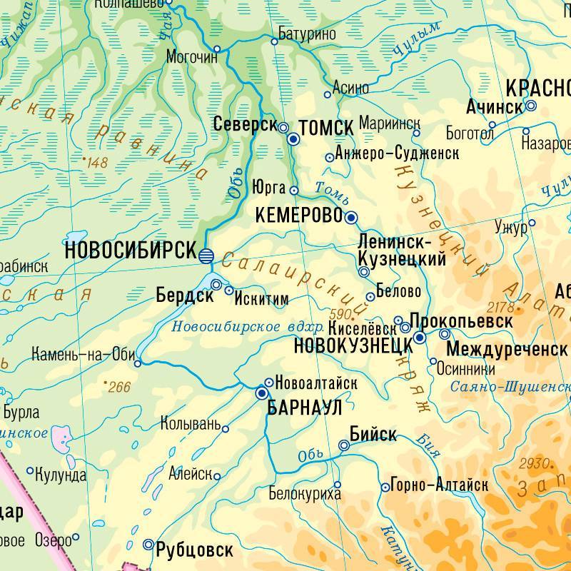 Белокуриха — курорт на карте россии