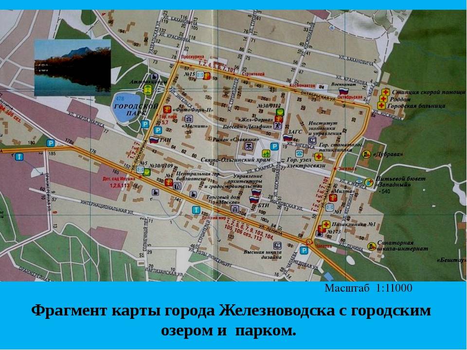 Карта минеральных вод на русском языке — туристер.ру