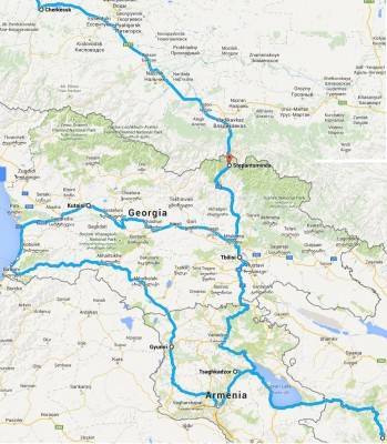 Маршруты путешествия по грузии на машине