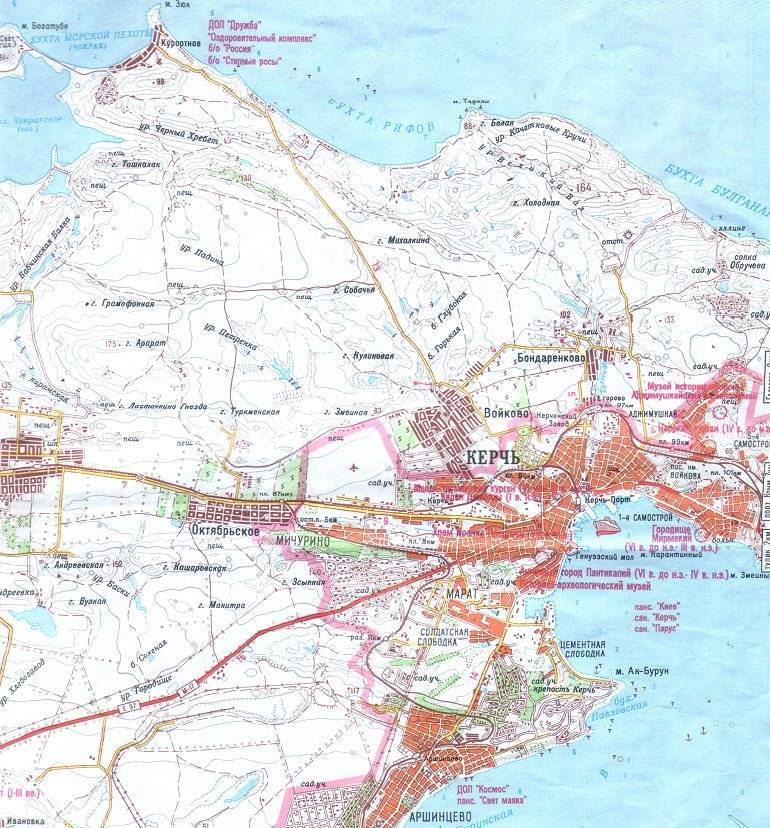 Керченский полуостров в крыму: карта, города, отдых, пляжи, история