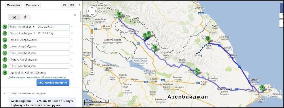 Поездка из россии в азербайджан на машине — личный опыт