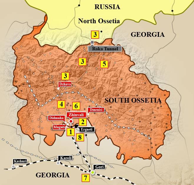 Карта грузии с улицами и достопримечательностями