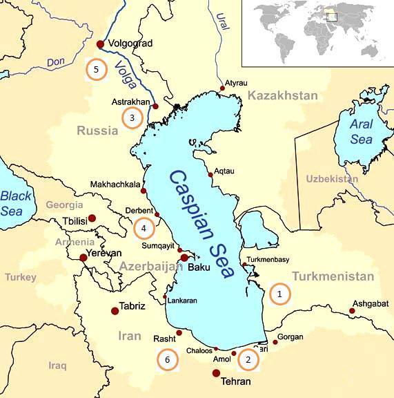 Каспийское море ???? полезная информация