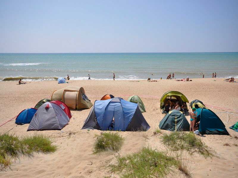 Где отдохнуть с палаткой на азовском море