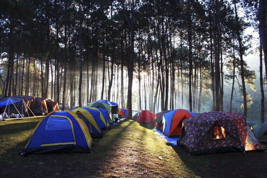 Места для отдыха с палатками в подмосковье