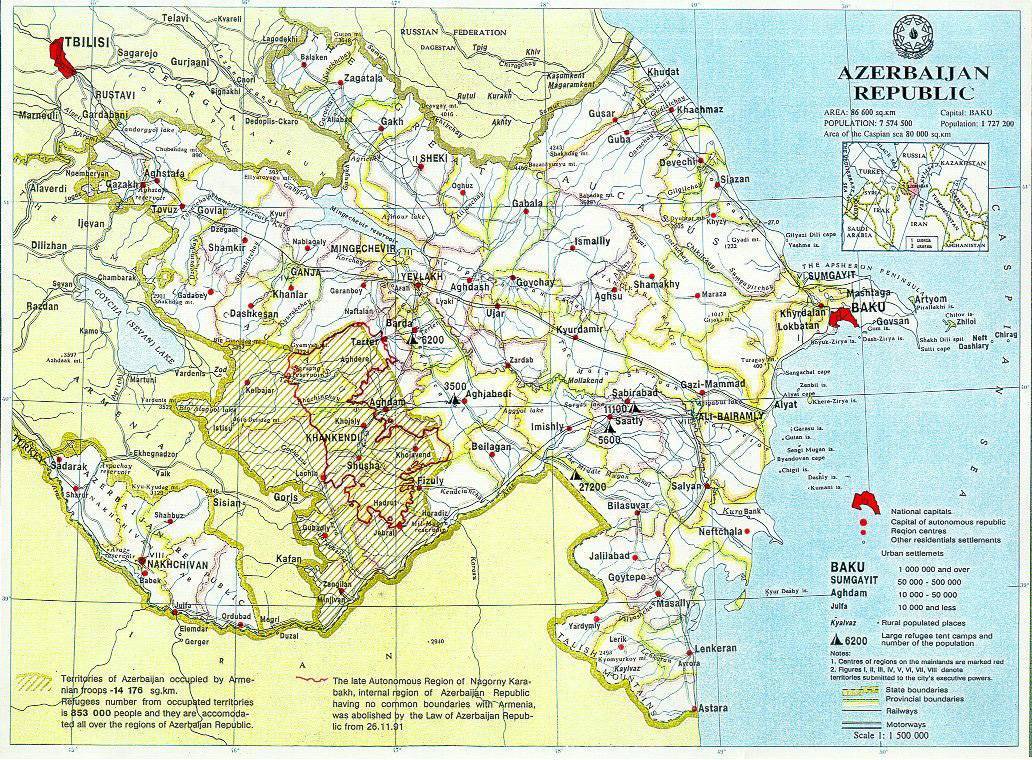 Достопримечательности азербайджане на карте - туристический блог ласус
