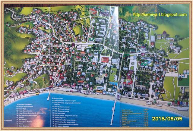 Карта судака с улицами и достопримечательностями - туристический блог ласус